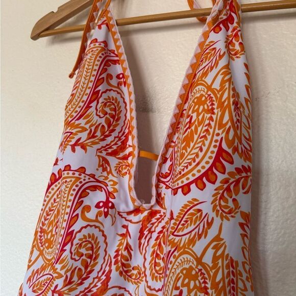 Paisley print one piece swimsuit - Picture 5 of 6